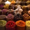 Epices dans un Souk Oriental